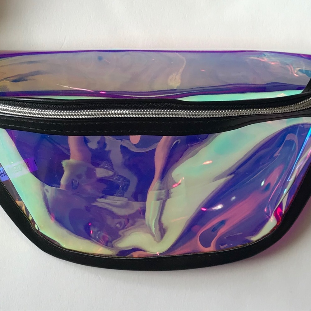 1 Left! Holographic Fanny Pack Clear Bag - Picture 7 of 7